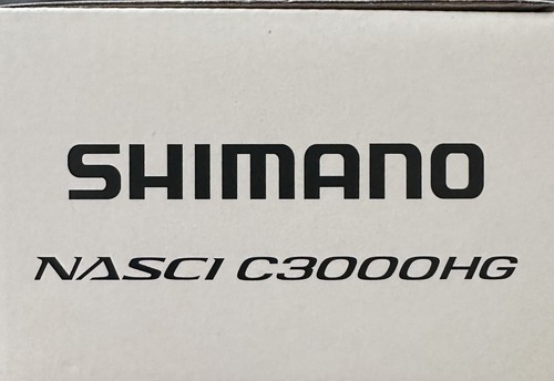 Shimano Nasci C3000HG Spinning Reel (with 20lb Vermillion Red Power Pro Braid) - Picture 3 of 4