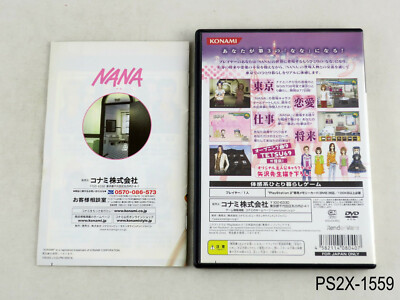 Nana Playstation 2 Japanese Import PS2 Japan Shojo JP Region