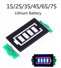 Lithium Battery Capacity Indicator Module Blue Display Electric Vehicle Tester K