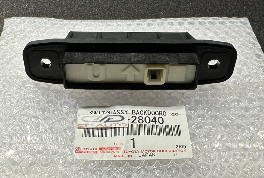 08 - 17 丰田 Land CRUISER TRUNK 后门升降门释放开关 原始设备制造商 全新 — 第 2/4 张图片