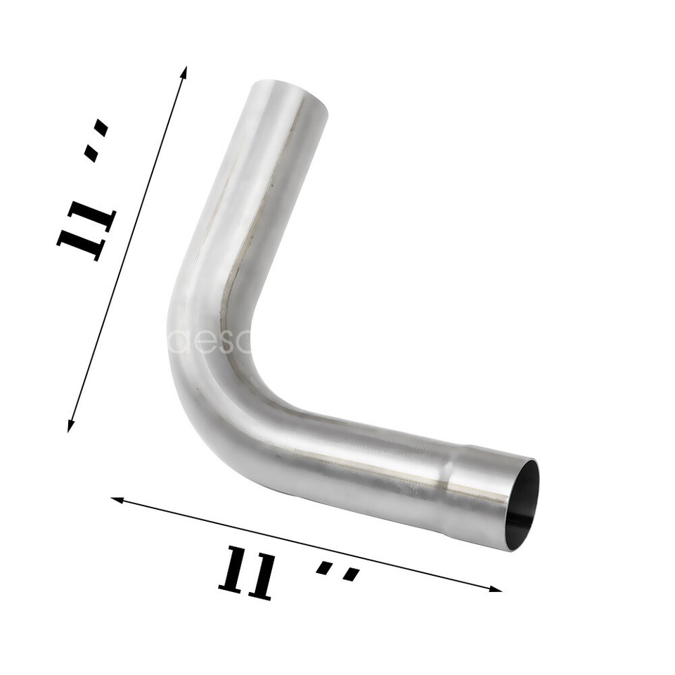 16pcs 2.5 inch T304 Stainless Steel Custom Mandrel Exhaust Tubing Pipe ...