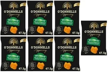 7 bags of O'Donnells of Ballymaloe Relish & Cheddar Cheese Handcooked 47.5g each