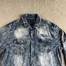 Buffalo David Bitton Shirt Mens Extra Large B...