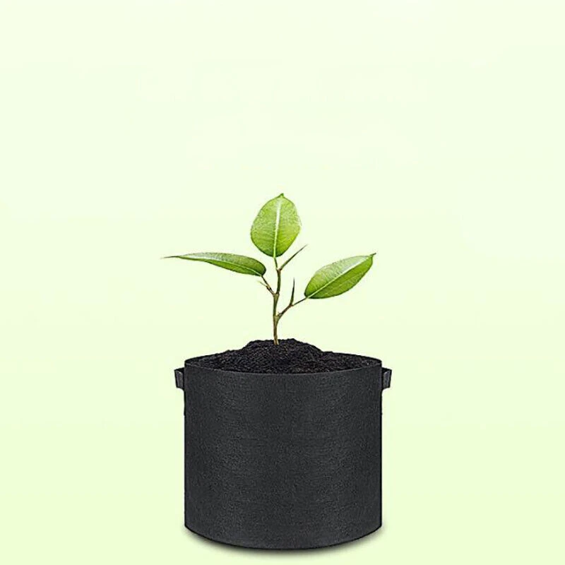 15-200 gallon Grow Bags veg plants growing plant tree pots fabric jardin Basket - Image 4 of 4