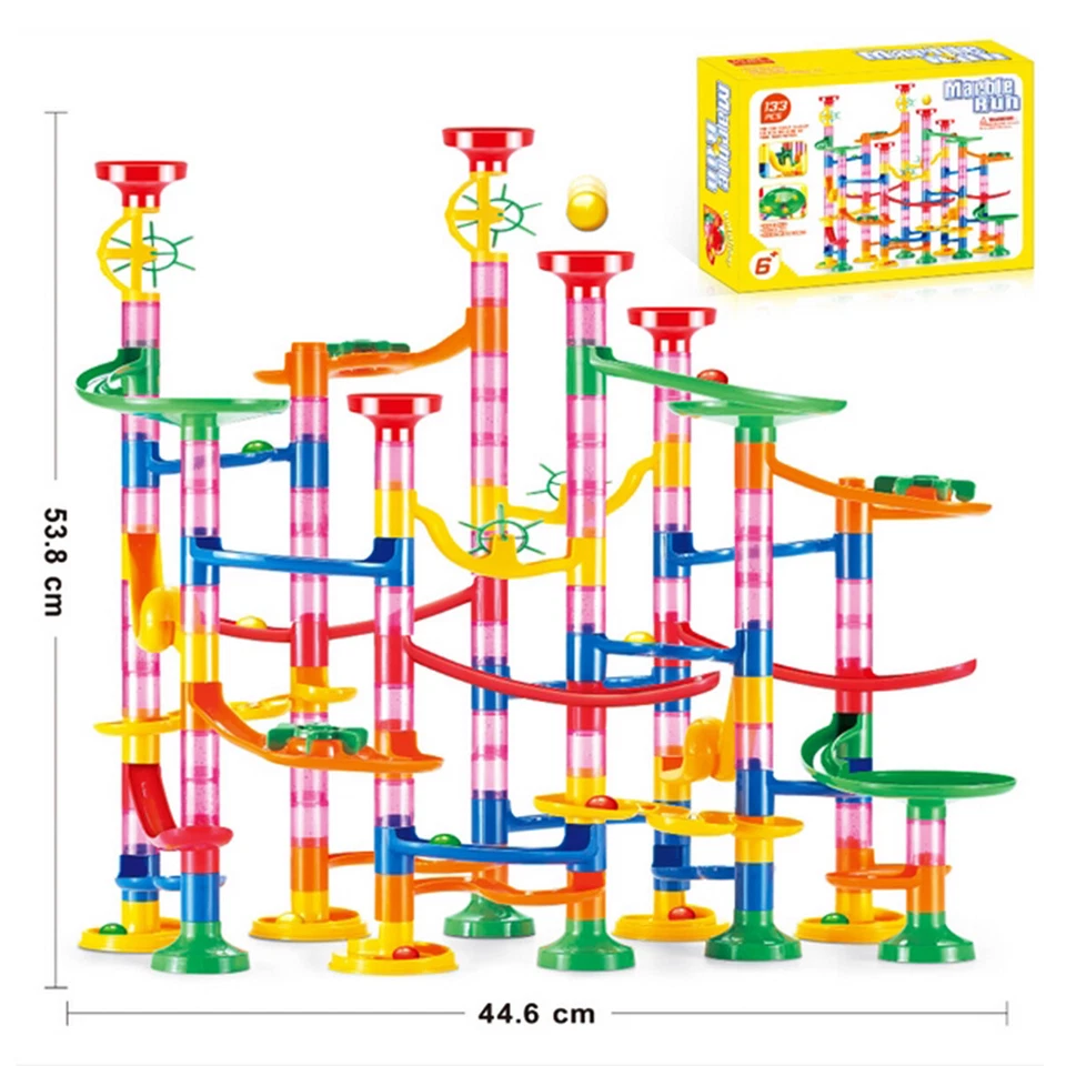 Marble Run Creative Set Make Build Create Your Own Fun Design (50,80,133pc) - Image 4 of 4