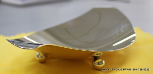 TIFFANY & CO MAKERS STERLING SILVER LARGE NUT DISH 9. 17 oz. - Picture 3 of 6