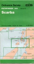 UK ORDNANCE SURVEY Pathfinder (1:25000) Map 365 - Scarba
