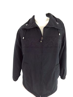 INNOVATIONS BY IZZI Damen Schwarz Isolierte Jacke GRÖSSE S