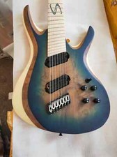 New Arrival 7 String 24 Fanned Frets Electric Guitar Import Pickups Alder Body