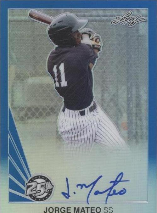 2015 Leaf 25th Baseball - Jorge Mateo #BA-JM1 - 1 of 1