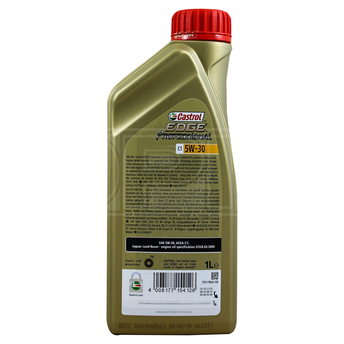 Castrol Edge Professional C1 5W 30 5W30 Land Rover Full Synth Engine Oil 1 Litre