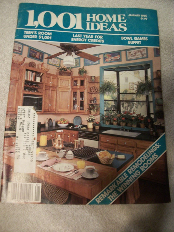 1,001 Home Ideas Magazine - January 1985