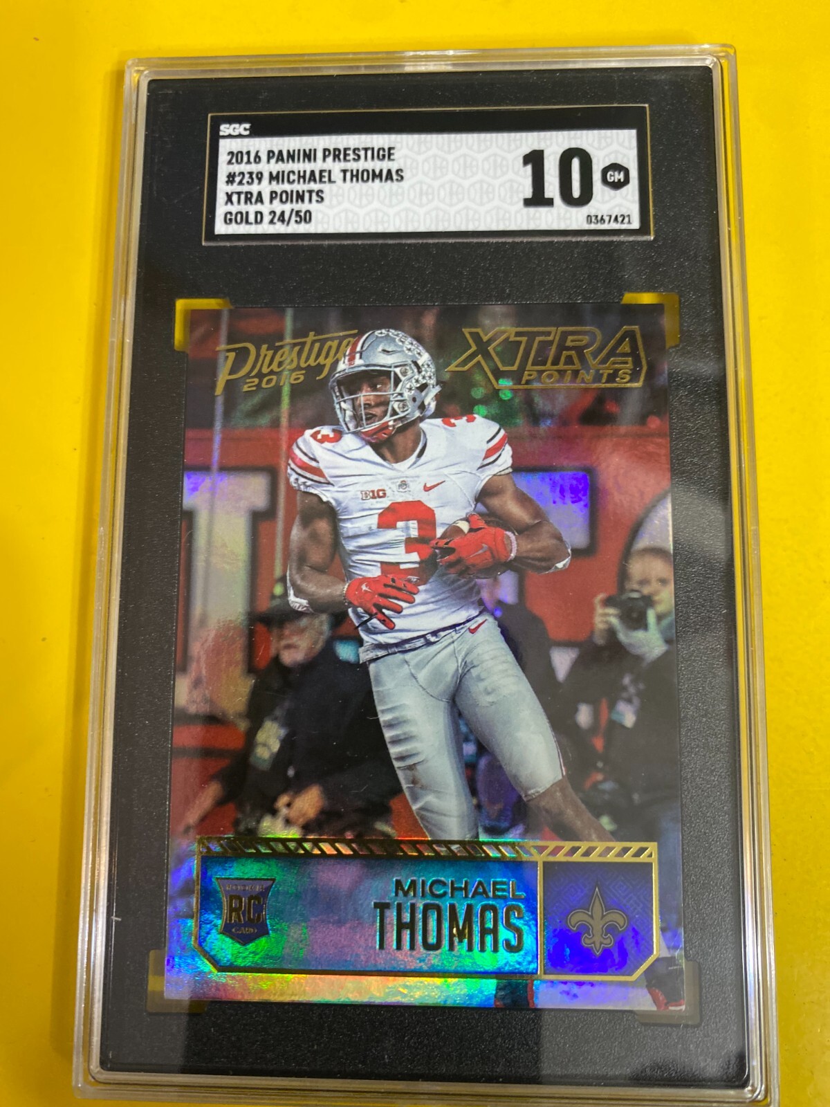 Michael Thomas Panini Prestige #239 Xtra Points Gold