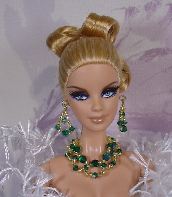 BARBIE FASHION ROYALTY SILKSTONE SCHMUCK JEWERLY SWAROVSKI
