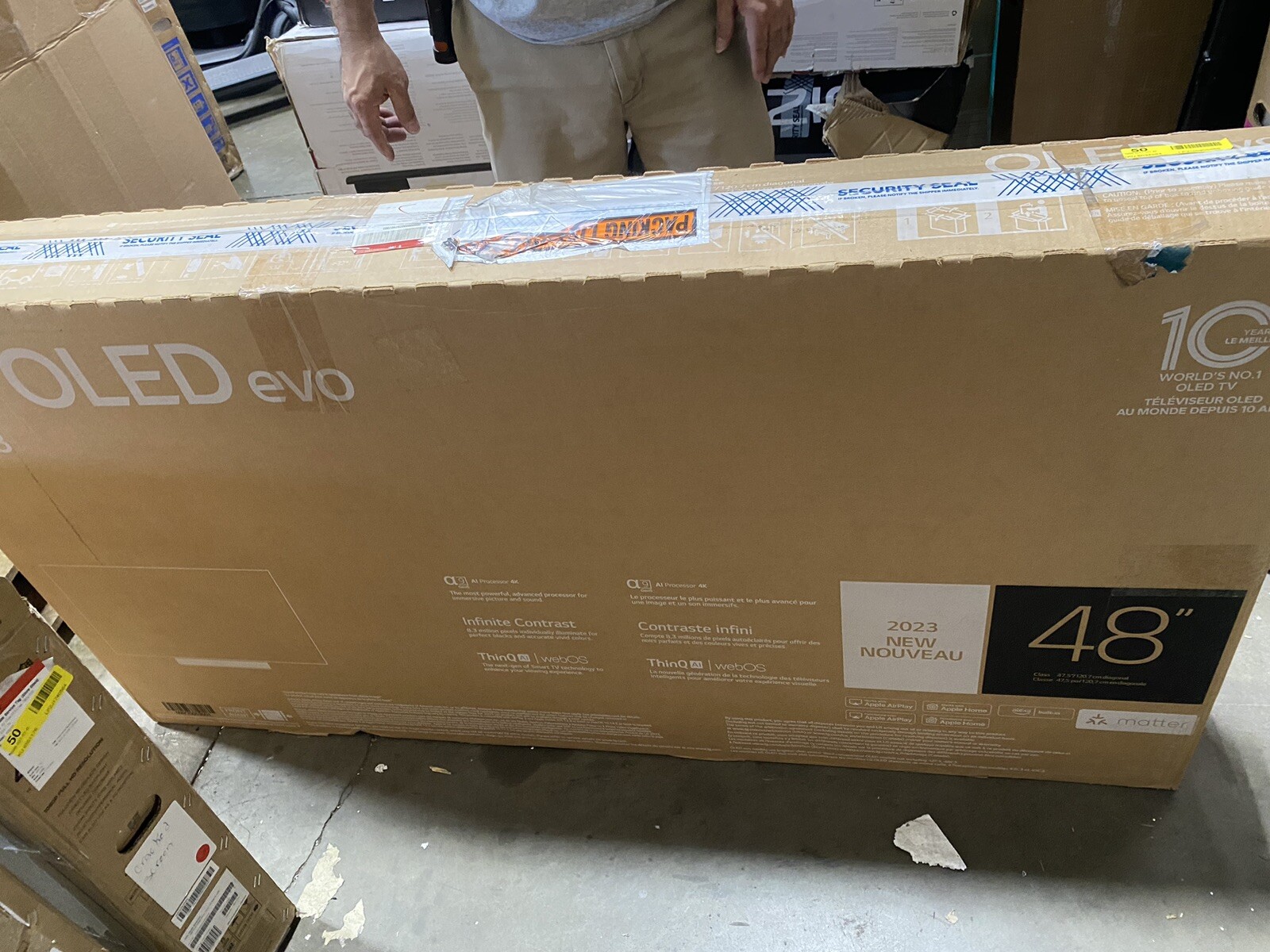 LG OLED evo C3 48 inch 4K Smart TV 2023 - MODEL OLED48C3PUA