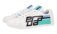 Prada Leder Downtown Limited Sneaker - 4E3409 - Weiss - Neu - 11 45