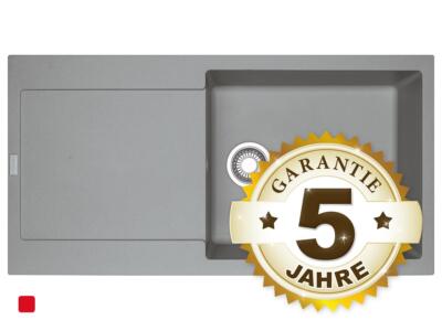 Franke Maris MRG 611-100 XL Steingrau - 114.0477.372 Granitspüle Exzenter