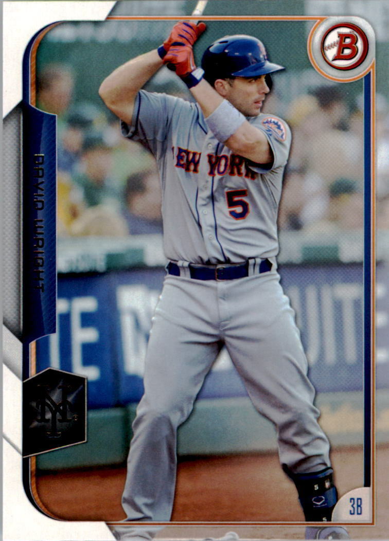 2015 Bowman #52 David Wright - *WE COMBINE S/H*