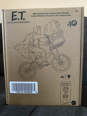 E.T. 40th Anniversary Interactive Plush w/ Basket and Blanket | eBay