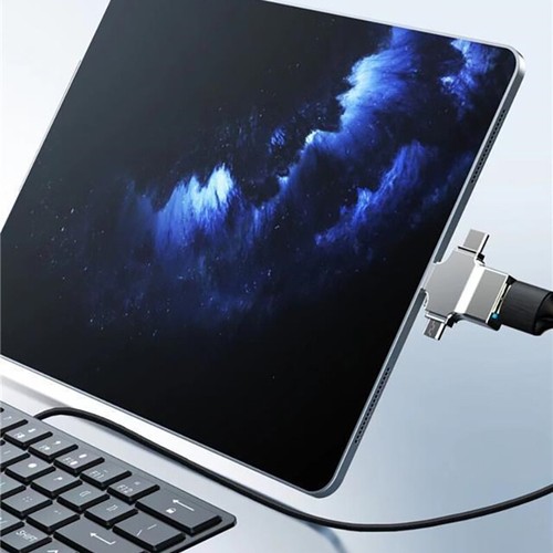 4 In 1 Memory Micro SD Card Reader For IPhone Ipad Android Mac PC Camera Typ _ou - Afbeelding 12 van 13