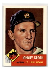 1991 Topps Archives 1953 - #36 - Johnny Groth - St. Louis Browns