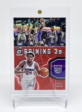 2021-22 Panini Donruss Optic Raining 3's Buddy Hield /99 Red Prizm Holo Kings