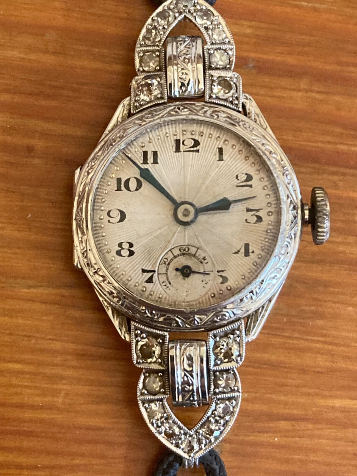 Breguet — 1920's art deco diamond and 18kt gold cocktail watch