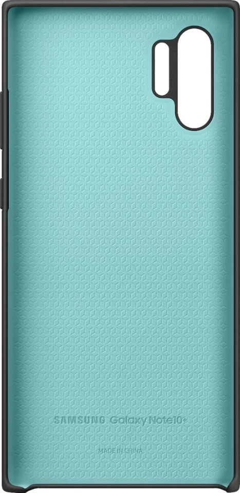 Capa protetora silicone Samsung Galaxy Note10+ e Note 10+ 5G - Preta - Imagem 4 de 4