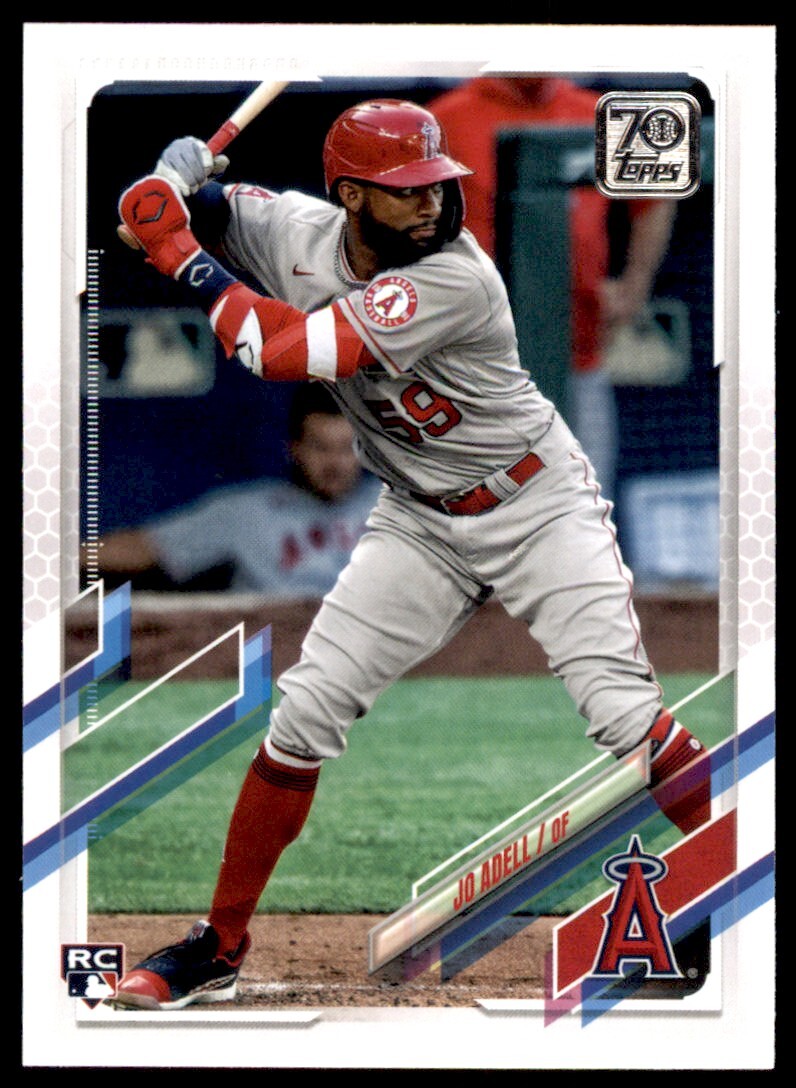 2021 Topps #43 Jo Adell-3 RC Los Angeles Angels