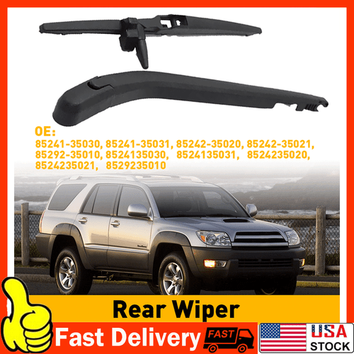 NEW 85242-35021 Fits FOR Toyota 4Runner 2003-2009 Rear Wiper Arm With Blade - Picture 16 of 18