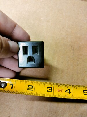 Eagle AC Power Outlet 15A 125VAC 3-Prong Female Socket Snap-In Panel Mount