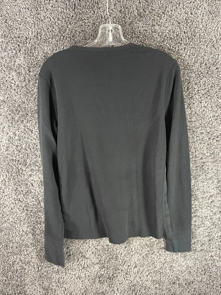 State Vintage Rogue Apparel Thermal Shirt Men's Medium Black Crewneck - Lot of 2 - Image 2 of 4