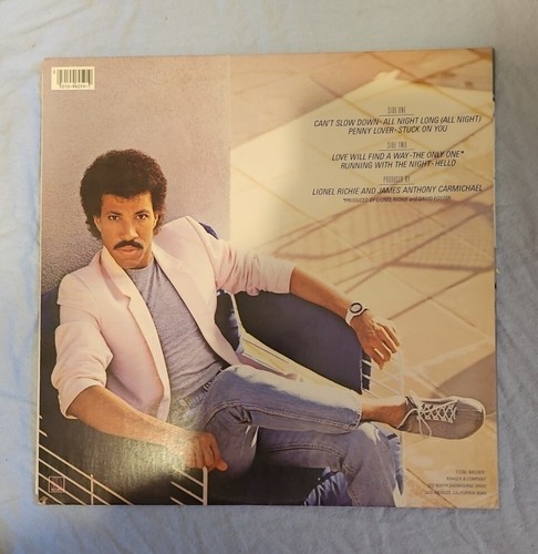 LIONEL RICHIE - CAN'T SLOW DOWN - ORIGINAL Pressing Motown LP ALBUM Lyrics - 第 2/5 張圖片