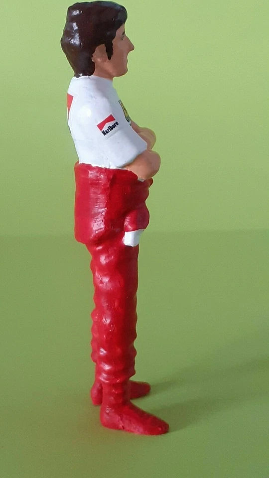 ALAIN PROST FERRARI 641/2 1990 pilot Mini DRIVER FIGURE 1:18 RESIN - Immagine 4 di 4