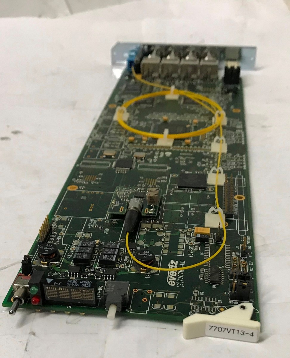 Evertz 7700 module 7707VT-4 Quad SDI Fiber Transmitter | eBay