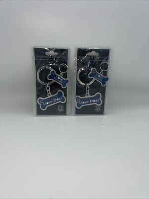 2 LittleGifts Dog Lover Keychain and Charm Set