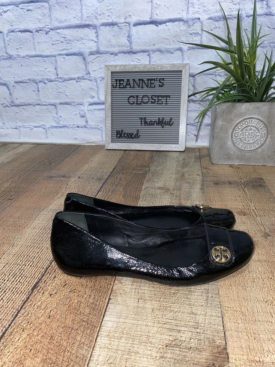 Tory burch black clearance flats