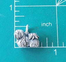 Retired James Avery GREAT Condition, Strong Stamp~ Shih Tzu Puppy Dog Charm NEAT