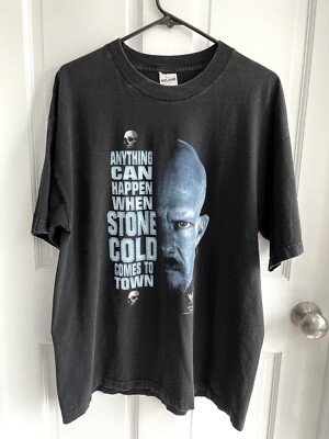 1998 Stone Cold Steve Austin Anything Can Happen When Comes To Town TShirt Sz XL