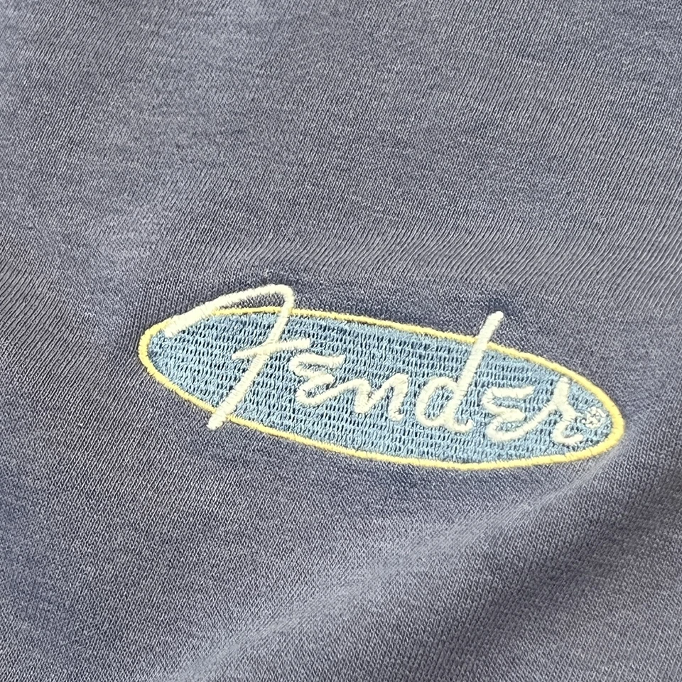 Sudadera Guitarra FENDER Vintage Años 90 XL Bordada Desteñida Rock N Roll Hecha en EE. UU. Foto 4 de 4