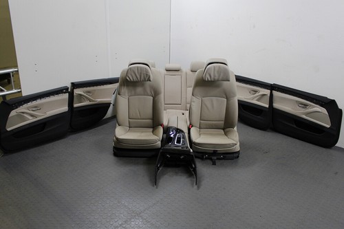 BMW 5er F10 Innenausstattung Leder Sitze Komfortsitze Memory SHZ Oyster LCCX