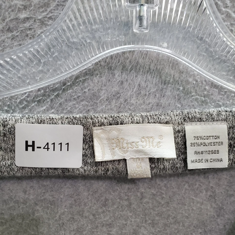 Suéter Miss Me Mujer Gris Medio Crochet Boho Espalda Abierta Capucha Cordón LEER Foto 2 de 4