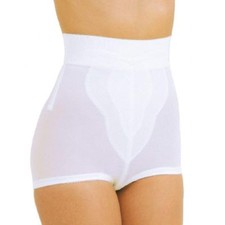 Rago Shapewear Diet Minded High Waist Contour Shaping White Brief Size 34/2XL