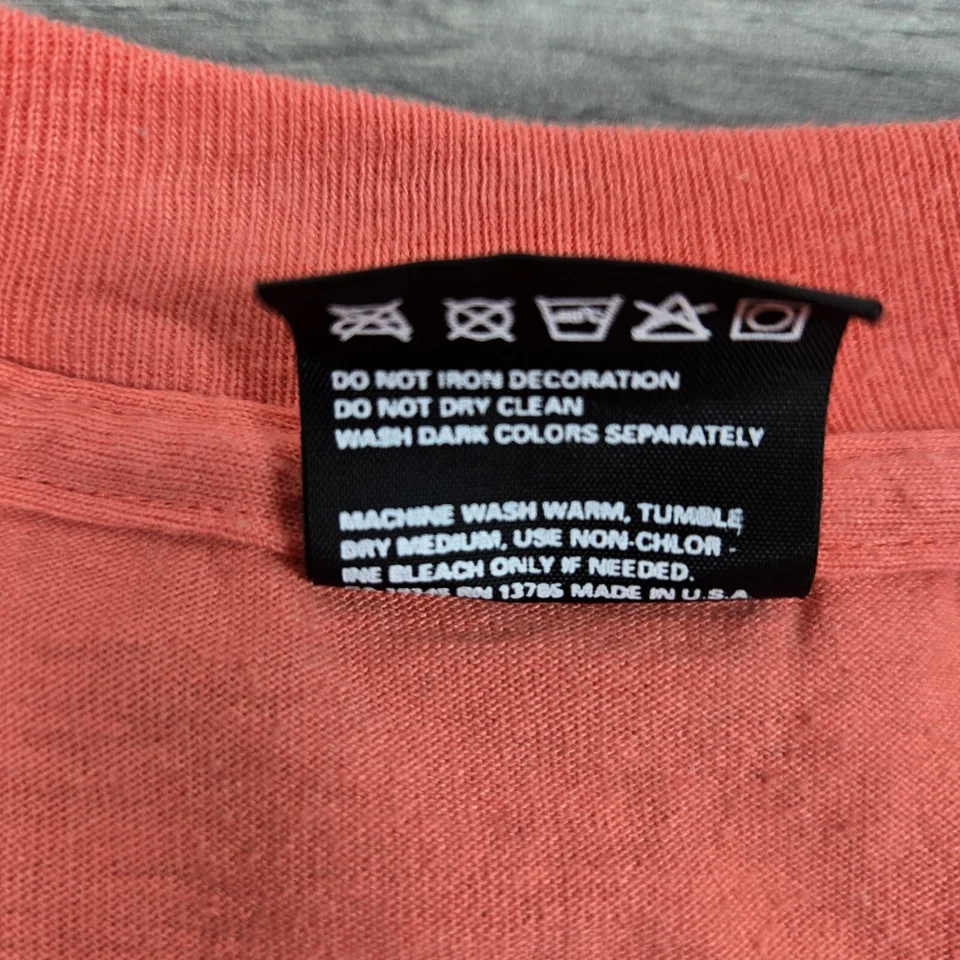 Футболка женская Olympic Spirit размер S оранжевая винтажная Fruit Of The Loom лучшая сделано в США - Изображение 4 из 4