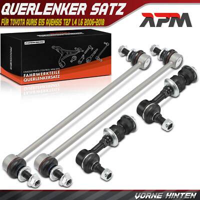4x Koppelstange Vorne Hinten für Toyota Auris E15 Avensis T27 1.4 1.6 2006-2018