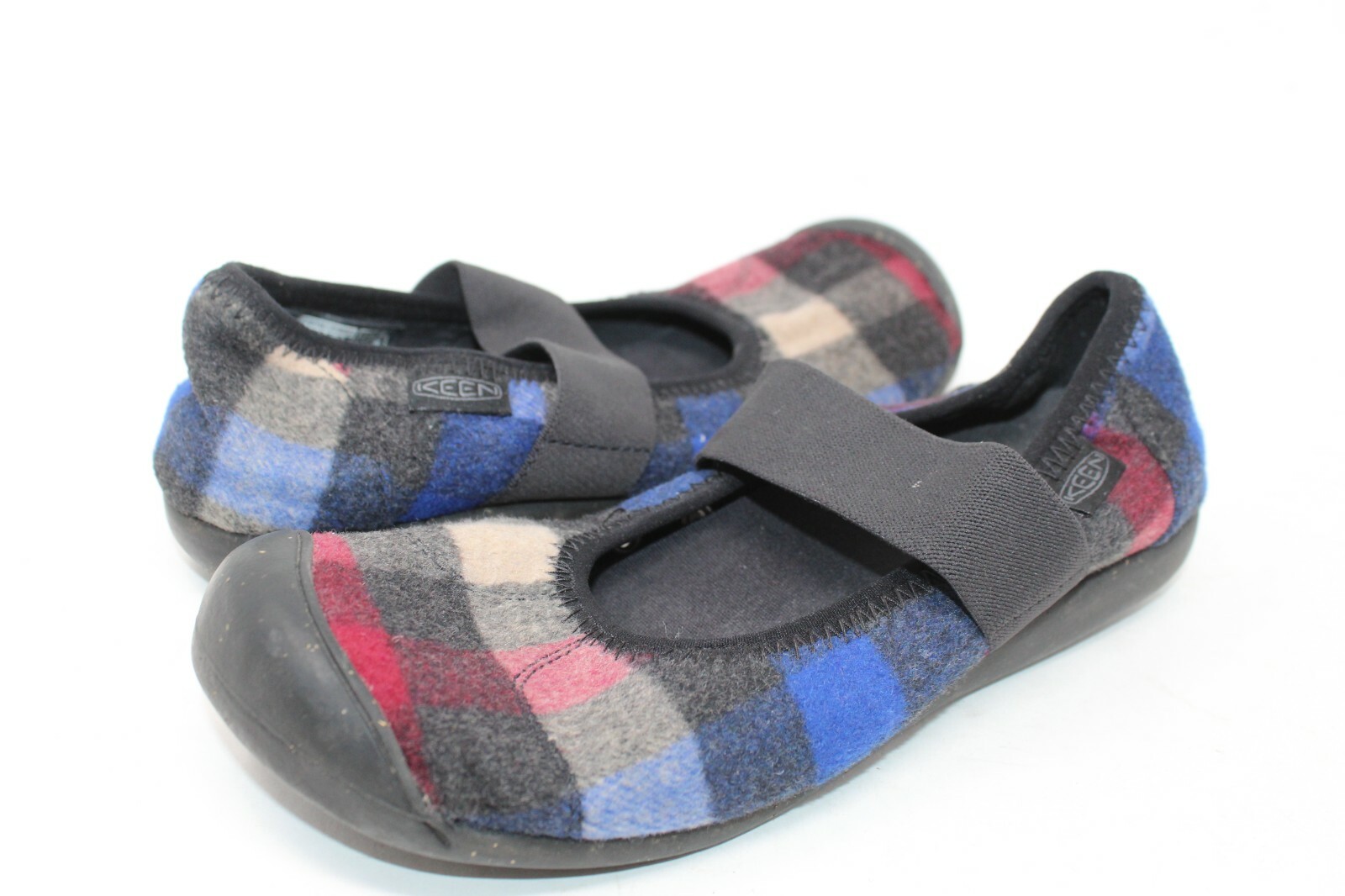 Keen Women's Sienna Mary Jane Grey Plaid Comfort Shoes Size 7 | eBay