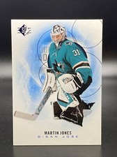 Upper Deck 2020-21 SP Hockey Martin Jones Blue #51