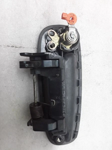 RH RIGHT PASSENGER DOOR EXTERIOR HANDLE BLACK NO KEY 1994 TOYOTA CELICA S-128N - Image 3 of 3