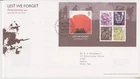 TALLENTS PMK GB ROYAL MAIL FDC FIRST COVER 2007 LEST WE FORGET MINIATURE SHEET