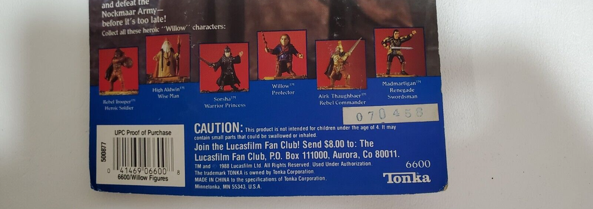 1988 Original WILLOW Complete Set 6 Heroic Character 3 1988 Original WILLOW Complete Set 6 Heroic Character 3
